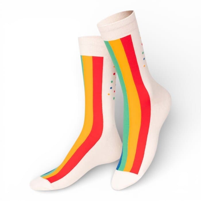 Calzini Eat My Socks Rainbow Cake