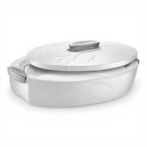 Enjoy contenitore termico ovale Tuttocaldo 4 litri bianco con pirofila