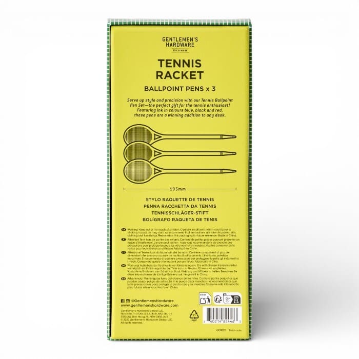 Set 3 penne racchetta da tennis Gentlemen’s Hardware