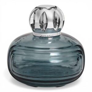 Lampada catalitica Maison Berger Enigma Blu vetro ondulato