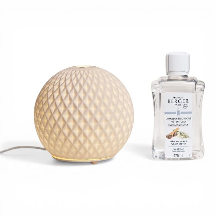 Diffusore elettrico Maison Berger Sphère Thé Blanc Pureté