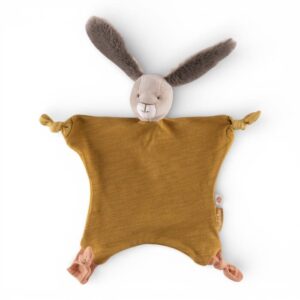 Moulin Roty doudou coniglio ocra
