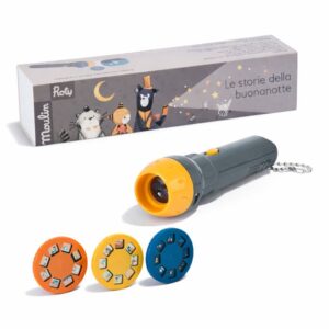 Lampada delle storie Moulin Roty gatti torcia proietta immagini bambini