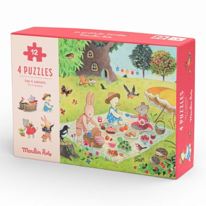 Moulin Roty puzzle bambini quattro stagioni