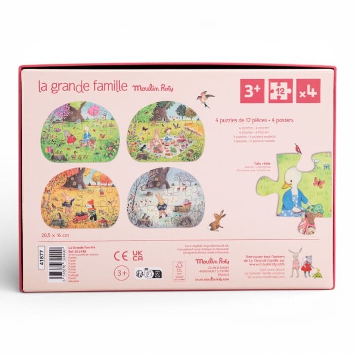 Moulin Roty puzzle bambini quattro stagioni