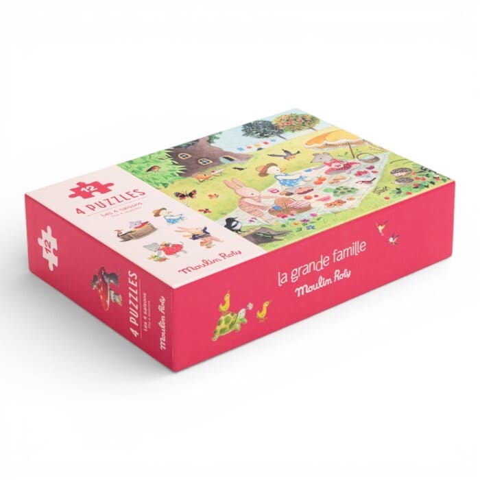 Moulin Roty puzzle bambini quattro stagioni