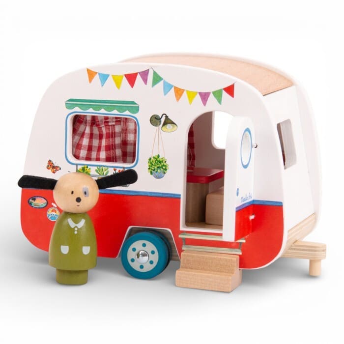 Moulin Roty roulotte gioco legno bambini