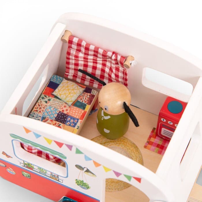 Moulin Roty roulotte gioco legno bambini