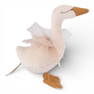 Moulin Roty sonaglio cigno panna morbido