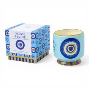 Candela Paddywax A Dopo ceramica Incense & Smoke 226 g decorata a mano