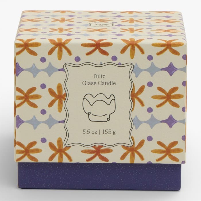 Candela profumata Paddywax Tulip Garden & Grove in vetro tulipano 155 g