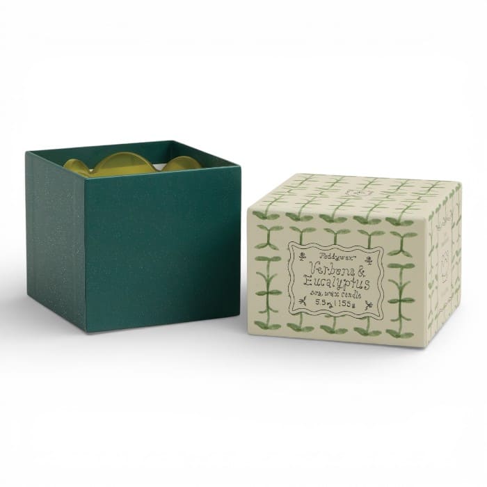 Candela profumata Paddywax Tulip Verbena & Lemongrass in vetro tulipano 155 g