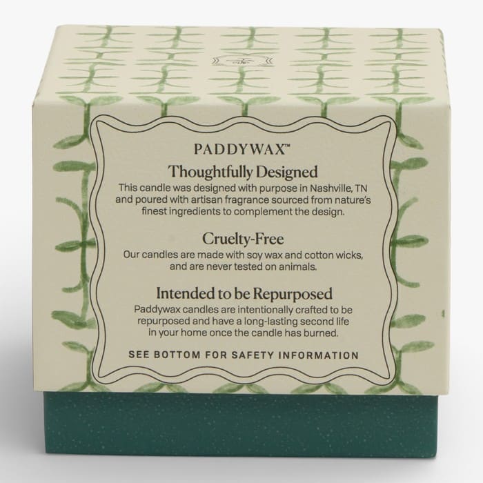 Candela profumata Paddywax Tulip Verbena & Lemongrass in vetro tulipano 155 g