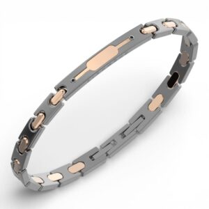 Bracciale uomo John Richmond Custom titanio diamanti