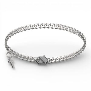 Bracciale uomo John Richmond Range Chain titanio con croce