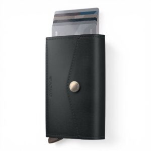 Secrid Envelope Original Black pelle liscia