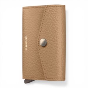 Secrid Envelope Pebble Cappuccino pelle grana grossa