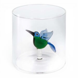 Bicchiere WD Lifestyle borosilicato colibrì
