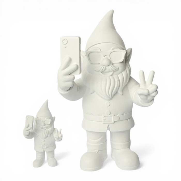 Blogo Nano Selfie Bianco piccolo e grande