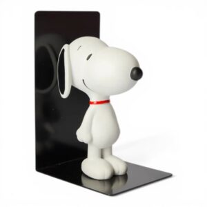 Fermalibri Snoopy Blogo Design in resina e metallo