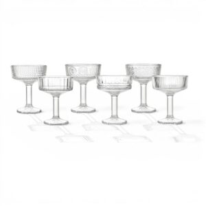 Coppe Chic Brandani vetro set 6 decori assortiti
