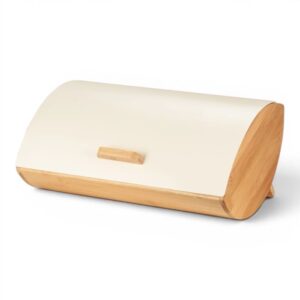 Portapane Brandani Avorio bamboo metallo