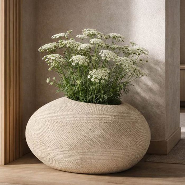 Porta vaso Mauro Ferretti Stone da esterno effetto pietra 54,5 cm