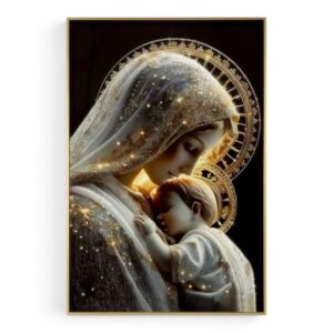 Quadro Mauro Ferretti Maternity tela laccata con cornice 60x90 verticale
