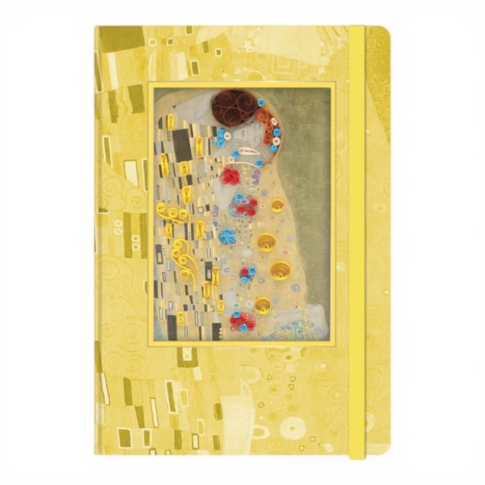 Notebook Origamo Klimt Il Bacio copertina filigrana carta
