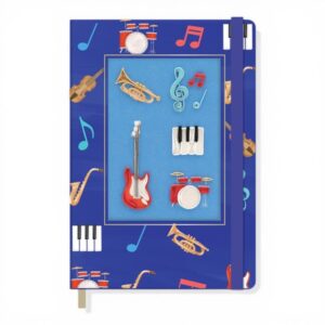Notebook Origamo Music copertina filigrana carta tema musicale