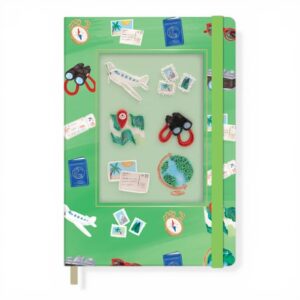 Notebook Origamo Travel copertina filigrana carta viaggio