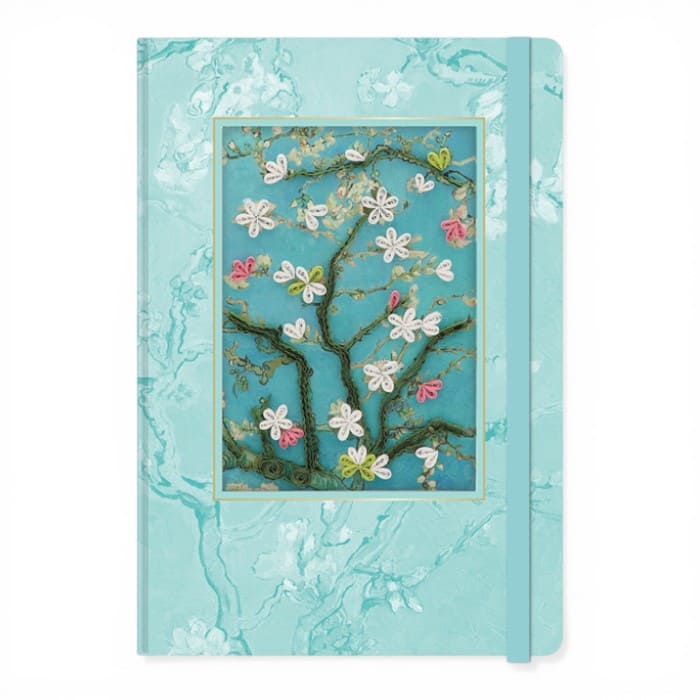 Notebook Origamo Van Gogh Mandorlo in Fiore copertina filigrana carta