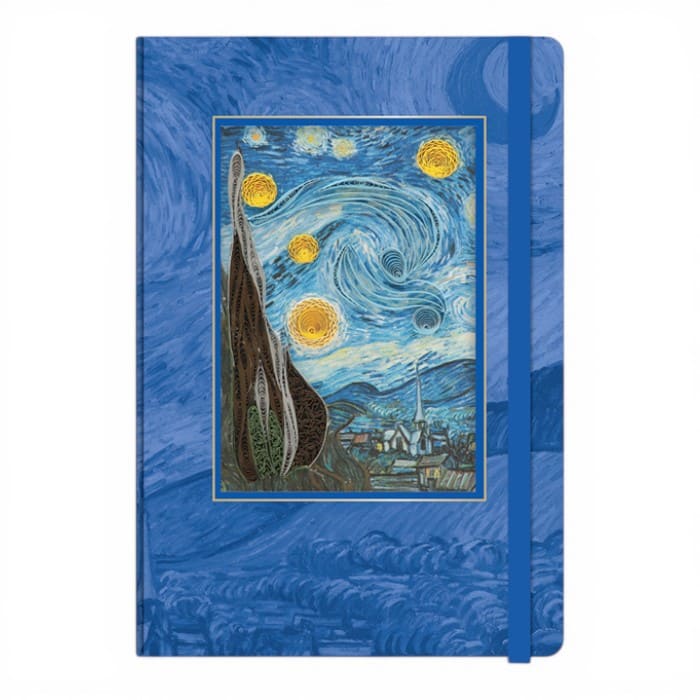 Notebook Origamo Van Gogh Notte Stellata copertina filigrana carta