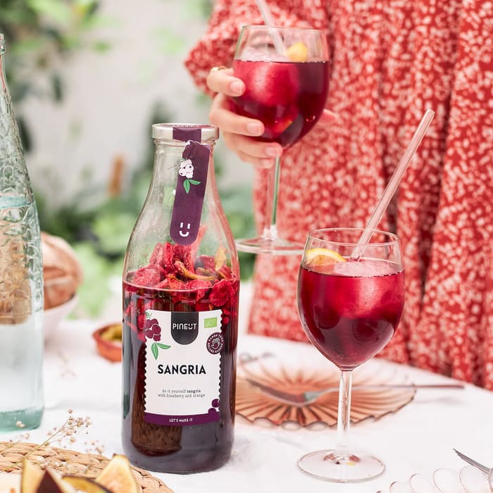 Pineut preparato sangria rossa bottiglia bio