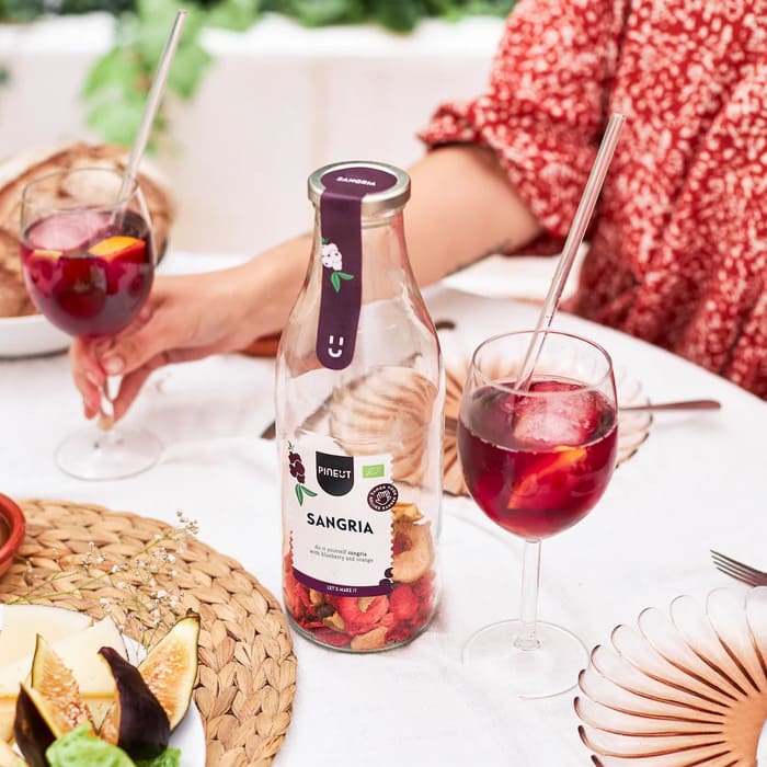 Pineut preparato sangria rossa bottiglia bio