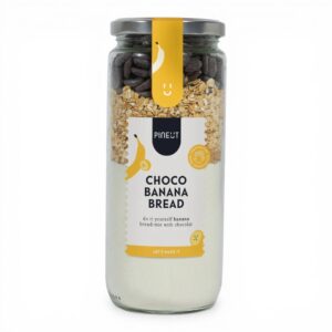 Pineut dolce in vaso choco banana bread preparato