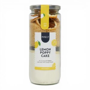Pineut dolce in vaso lemon poppy cake preparato
