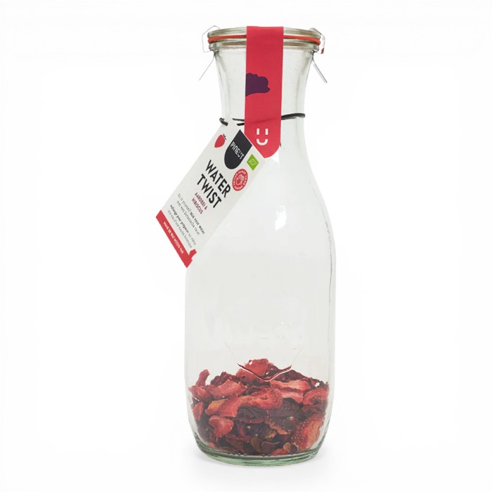 Pineut WaterTwist fragola ibisco preparato bottiglia bio