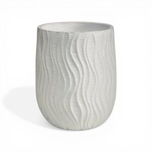 Vaso piccolo fibra argilla Dune Bianco Fantin Argenti