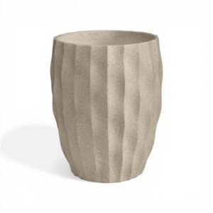 Vaso piccolo fibra argilla Onde Beige Fantin Argenti