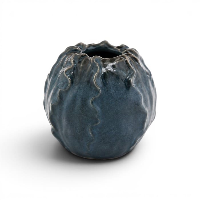 Vaso ceramica Lava Grigio Londra piccolo Bruco