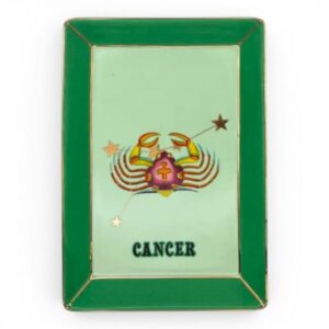 Piatto vuotatasche Cancro Yvonne Ellen con segno zodiacale