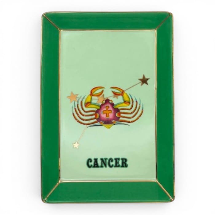 Piatto vuotatasche Cancro Yvonne Ellen con segno zodiacale