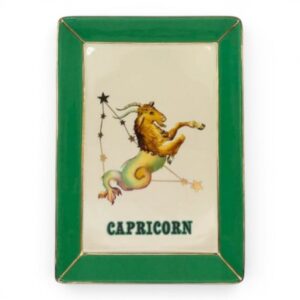 Piatto vuotatasche Capricorno Yvonne Ellen con segno zodiacale