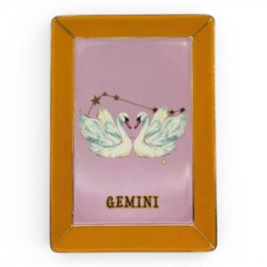 Piatto vuotatasche Gemelli Yvonne Ellen con segno zodiacale