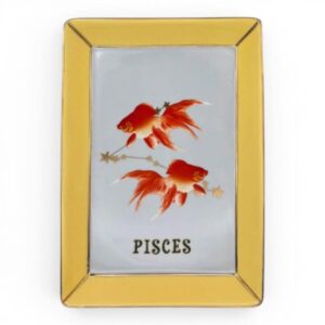 Piatto vuotatasche Pesci Yvonne Ellen con segno zodiacale