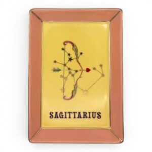 Piatto vuotatasche Sagittario Yvonne Ellen con segno zodiacale