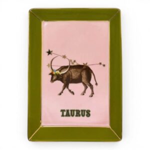 Piatto vuotatasche Toro Yvonne Ellen con segno zodiacale