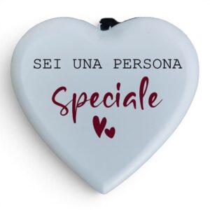 Cuore in legno Profumo del Legno con dedica "Sei una persona speciale".