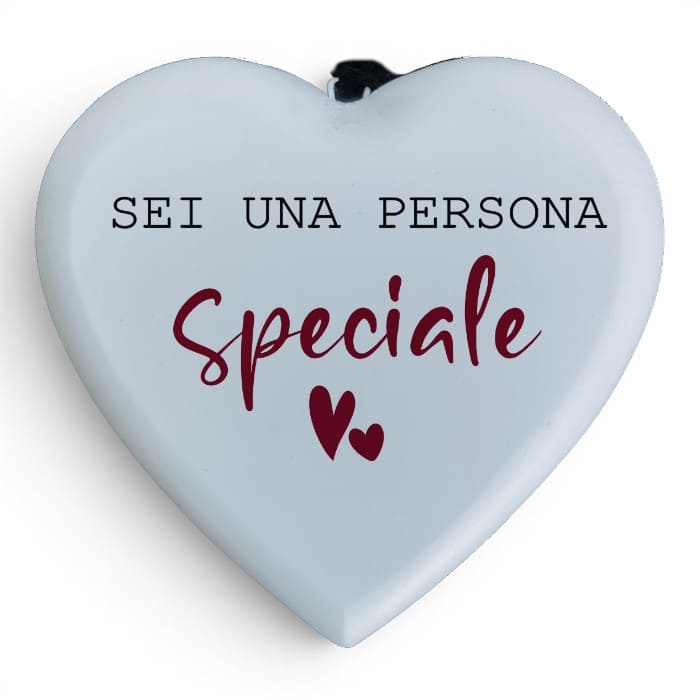 Cuore in legno Profumo del Legno con dedica "Sei una persona speciale".